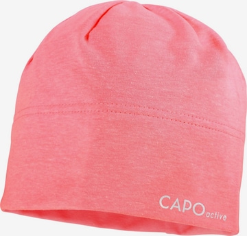 CAPO Beanie in Pink: front