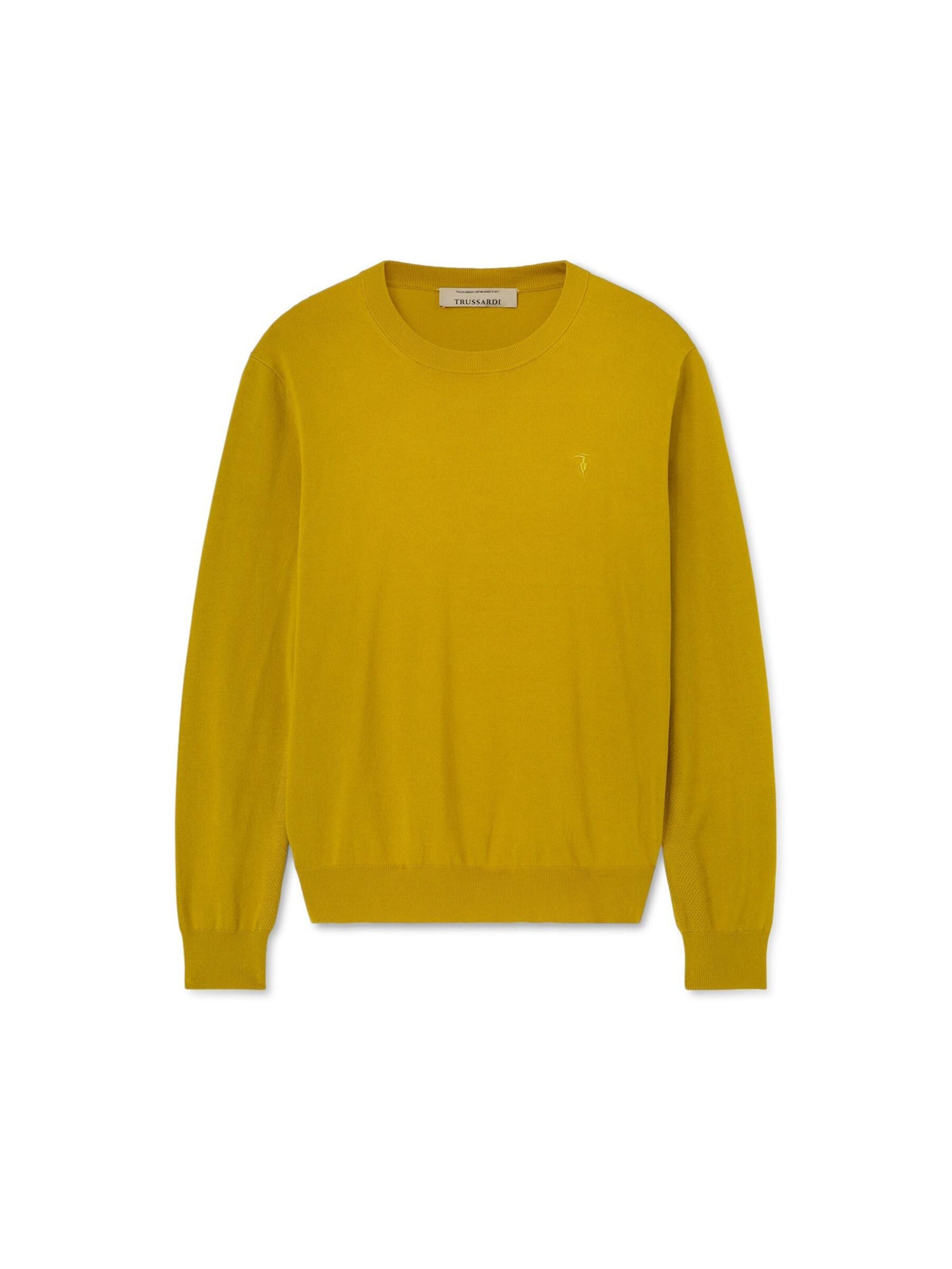Pull-over Trussardi en jaune : devant
