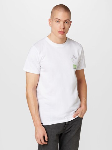DEDICATED. Shirt 'Stockholm' in Wit: voorkant