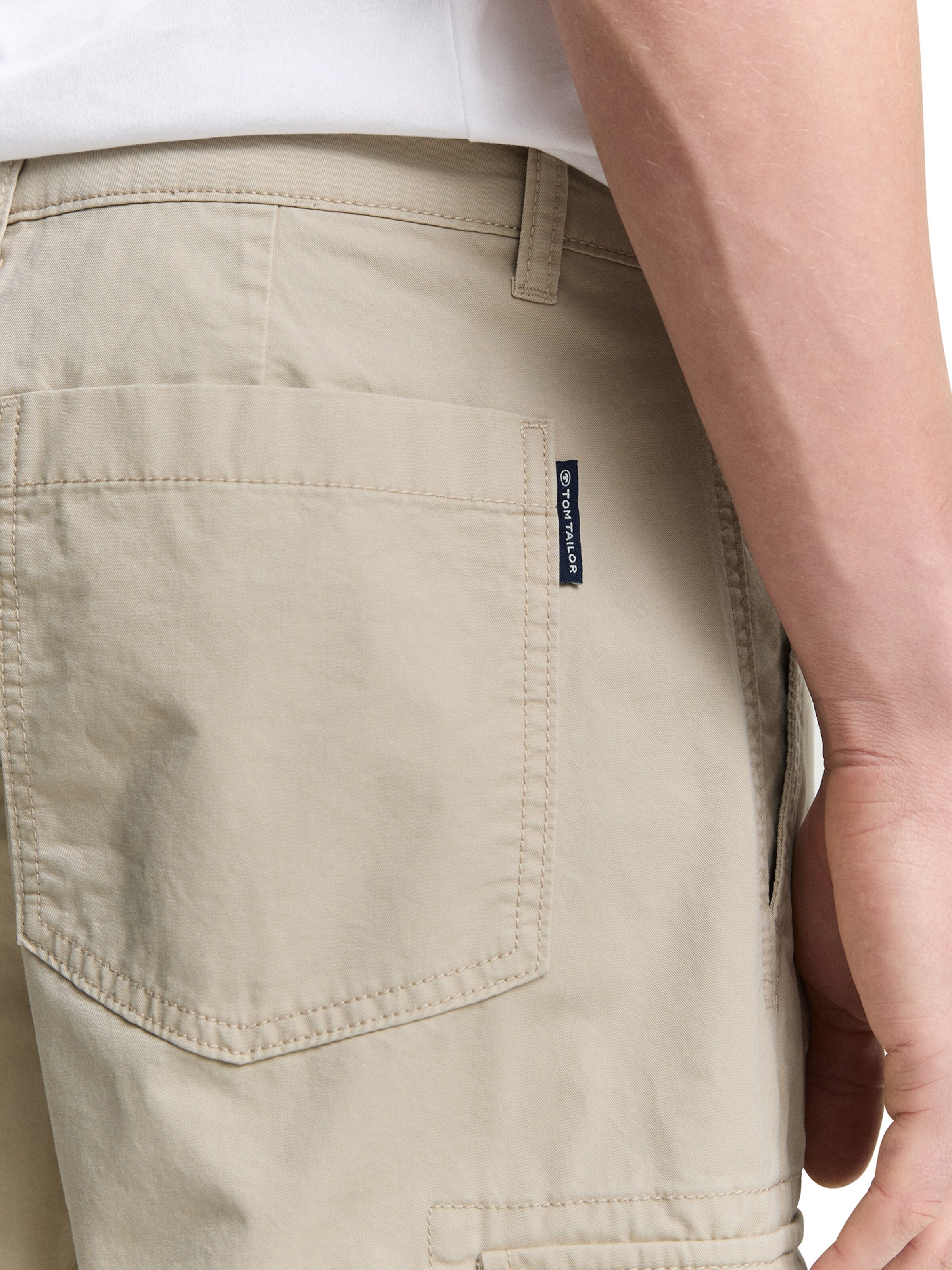 TOM TAILOR Štandardný strih Kapsáče - Béžová