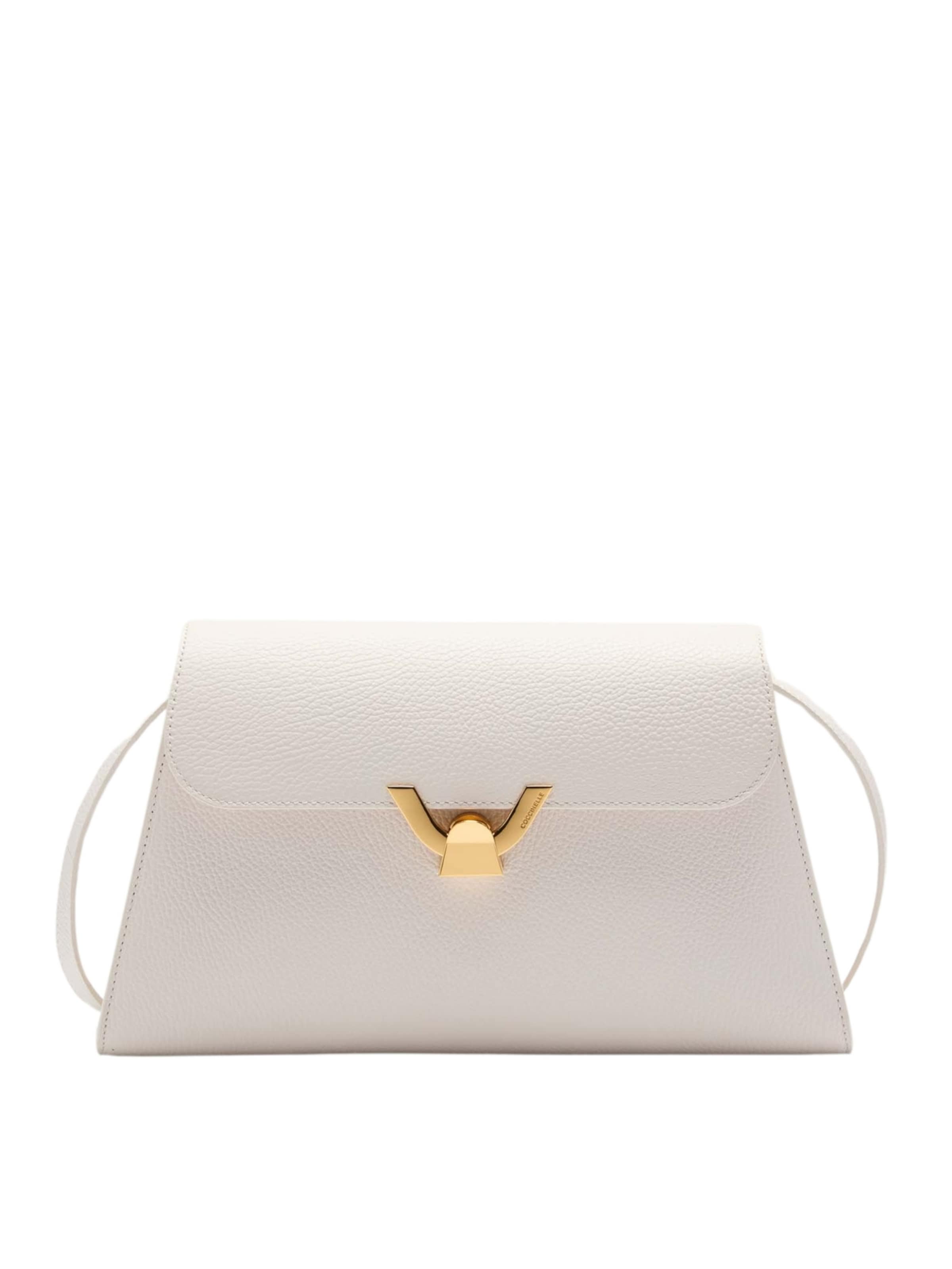 Coccinelle Handbag 'COCCINELLE DEW MEDIUM' in White: front