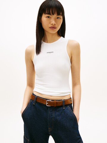 Tommy Jeans Топ в Белый: спереди