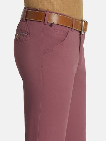 Regular Pantalon chino 'Chicago 1-5039' MEYER en rouge