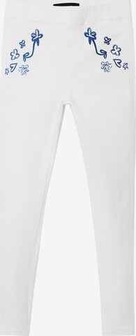 Desigual Regular Leggings 'Verd' in White: front