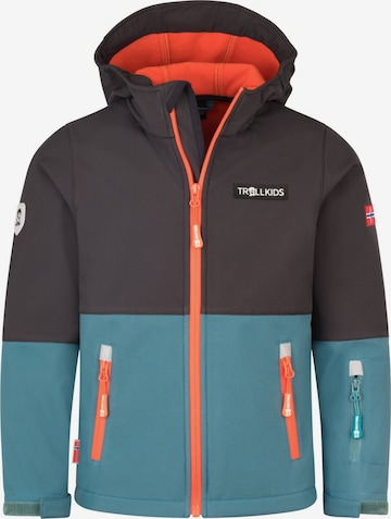 TROLLKIDS Outdoor jacket in Blue: front