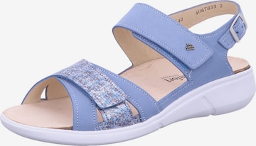 Finn Comfort Sandale 'Nadi' in Blau: Vorderseite