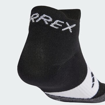 ADIDAS TERREX Sportsokken ' Terrex Heat.Rdy Trail Running Speed Ankle Socken ' in Zwart