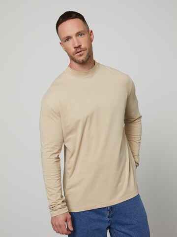 DAN FOX APPAREL Shirt 'Peer' in Beige: predná strana