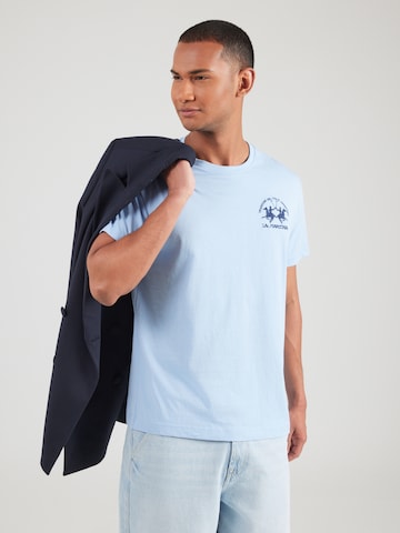 Maglietta di La Martina in blu: frontale