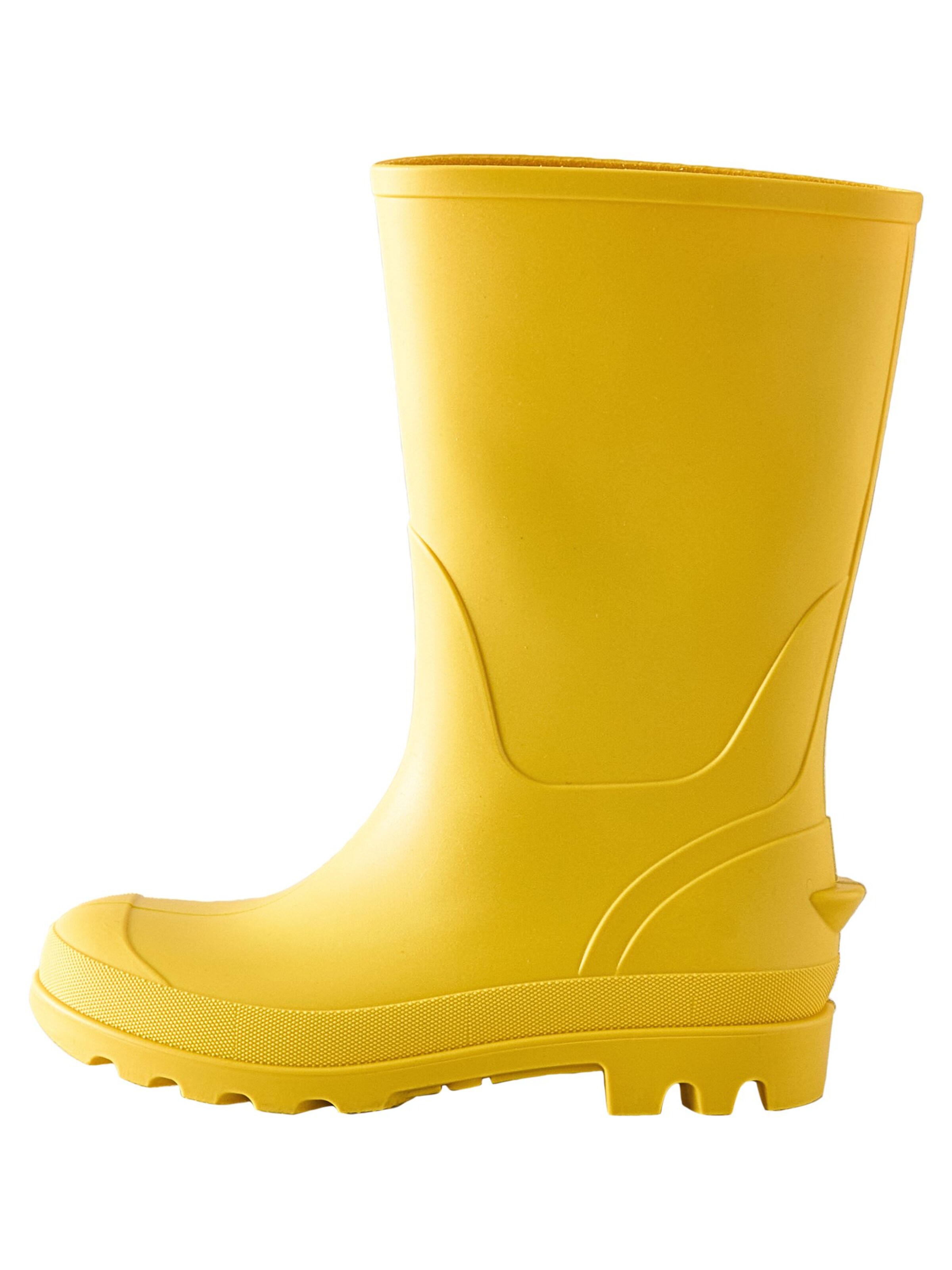 Next Gumijasti škornji | rumena barva: sprednja stran