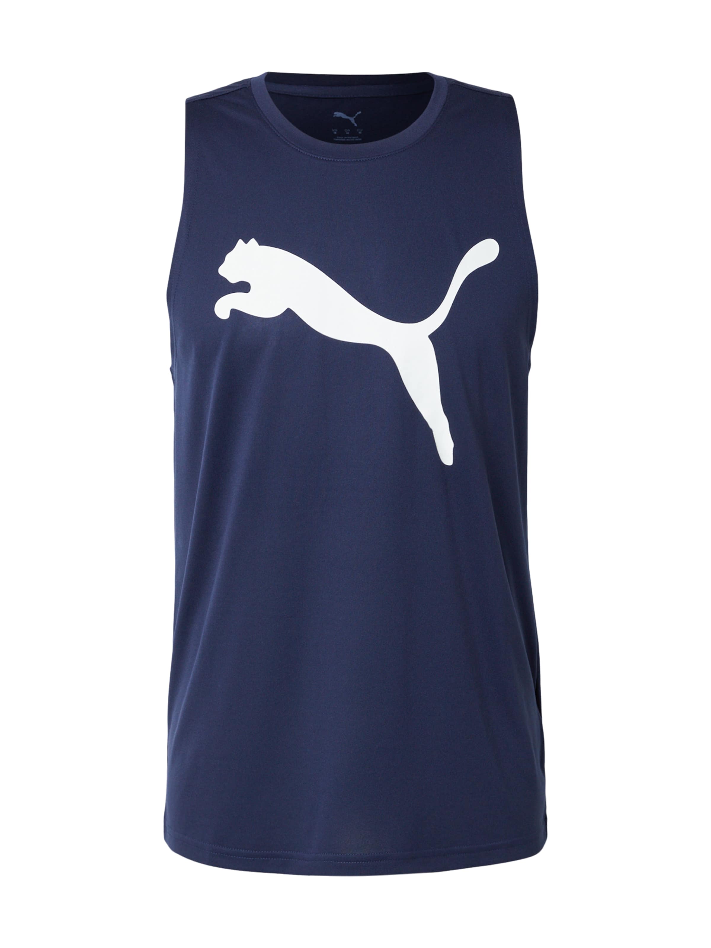 PUMA Funkcionalna majica 'TAD ESSENTIAL' | modra barva: sprednja stran