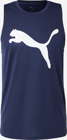 T-Shirt fonctionnel 'TAD ESSENTIAL' PUMA en bleu : devant