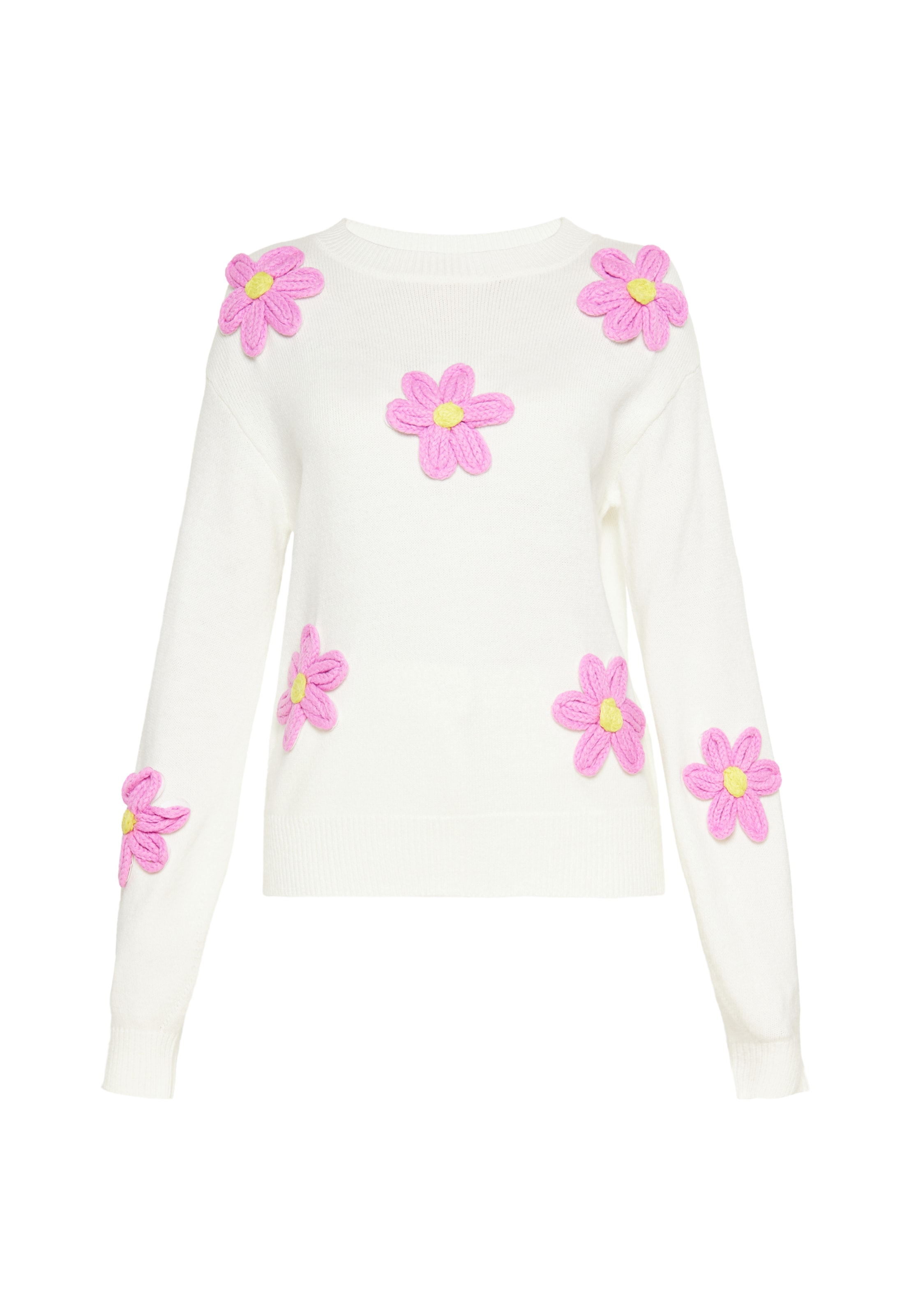 Gaya Pullover 'Festival' i gul / lyserød / hvid, Produktvisning