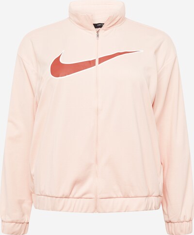 Nike Sportswear Veste en polaire fonctionnelle en pêche / rouge rouille / blanc, Vue avec produit
