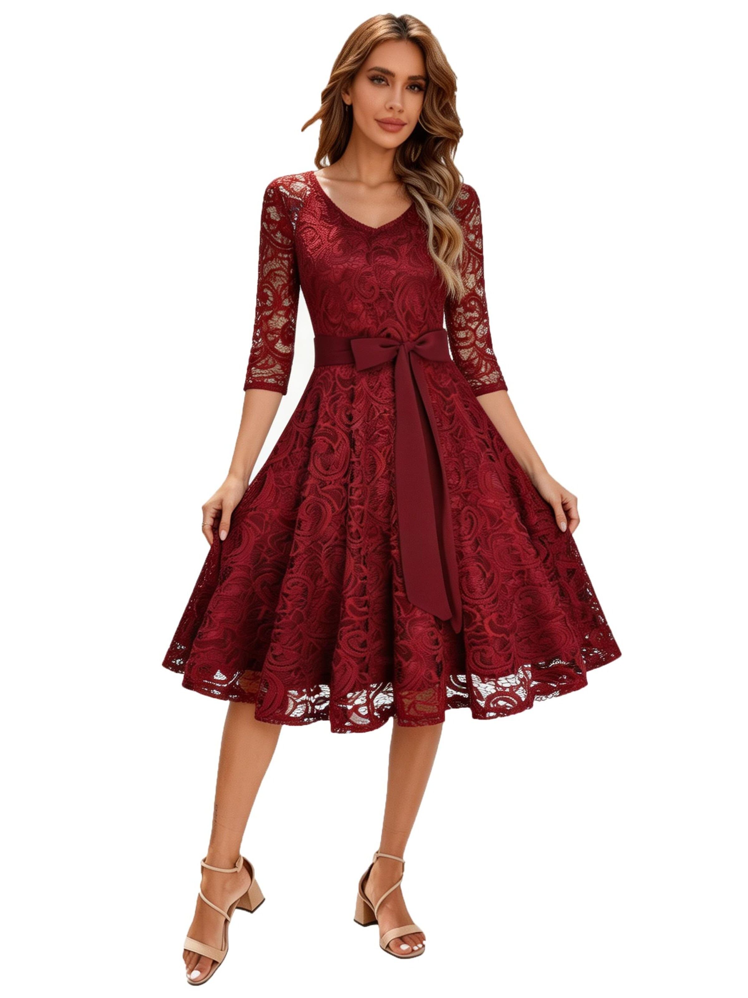KoJooin Dress in Red: front