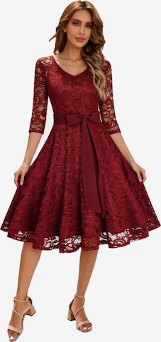 KoJooin Dress in Red: front