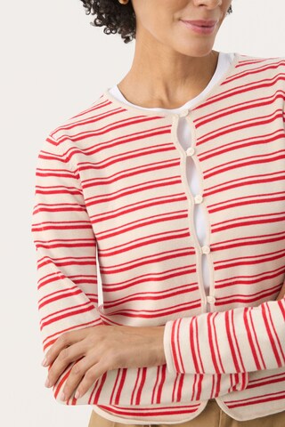 Part Two Knit Cardigan 'Pavline' in Red