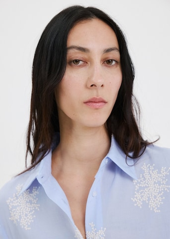 MANGO Blúz 'Pucara' - kék