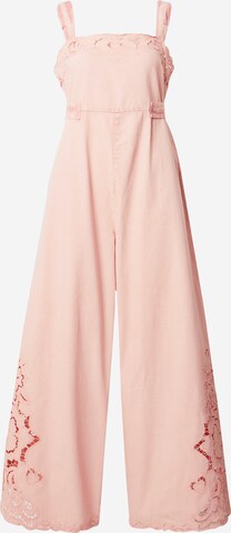 Free People Jumpsuit 'LEIGHTON' in Pink: front