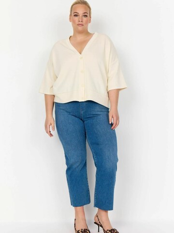 Wasabi Concept Cardigan 'Sabina 43' i beige