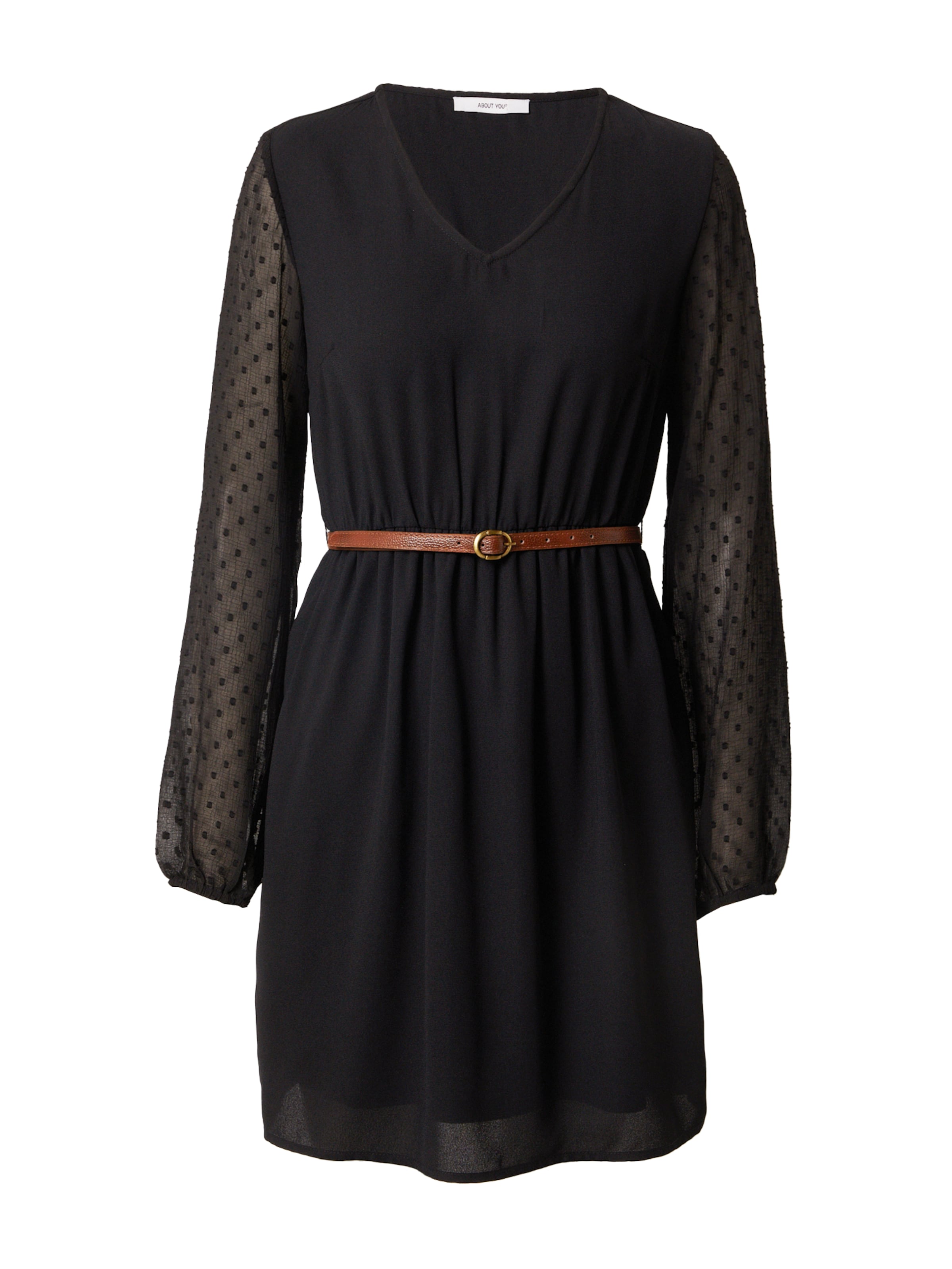 Rochie 'Aurea' de la ABOUT YOU pe negru: față