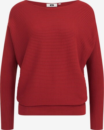 WE Fashion Sweater in Red: front