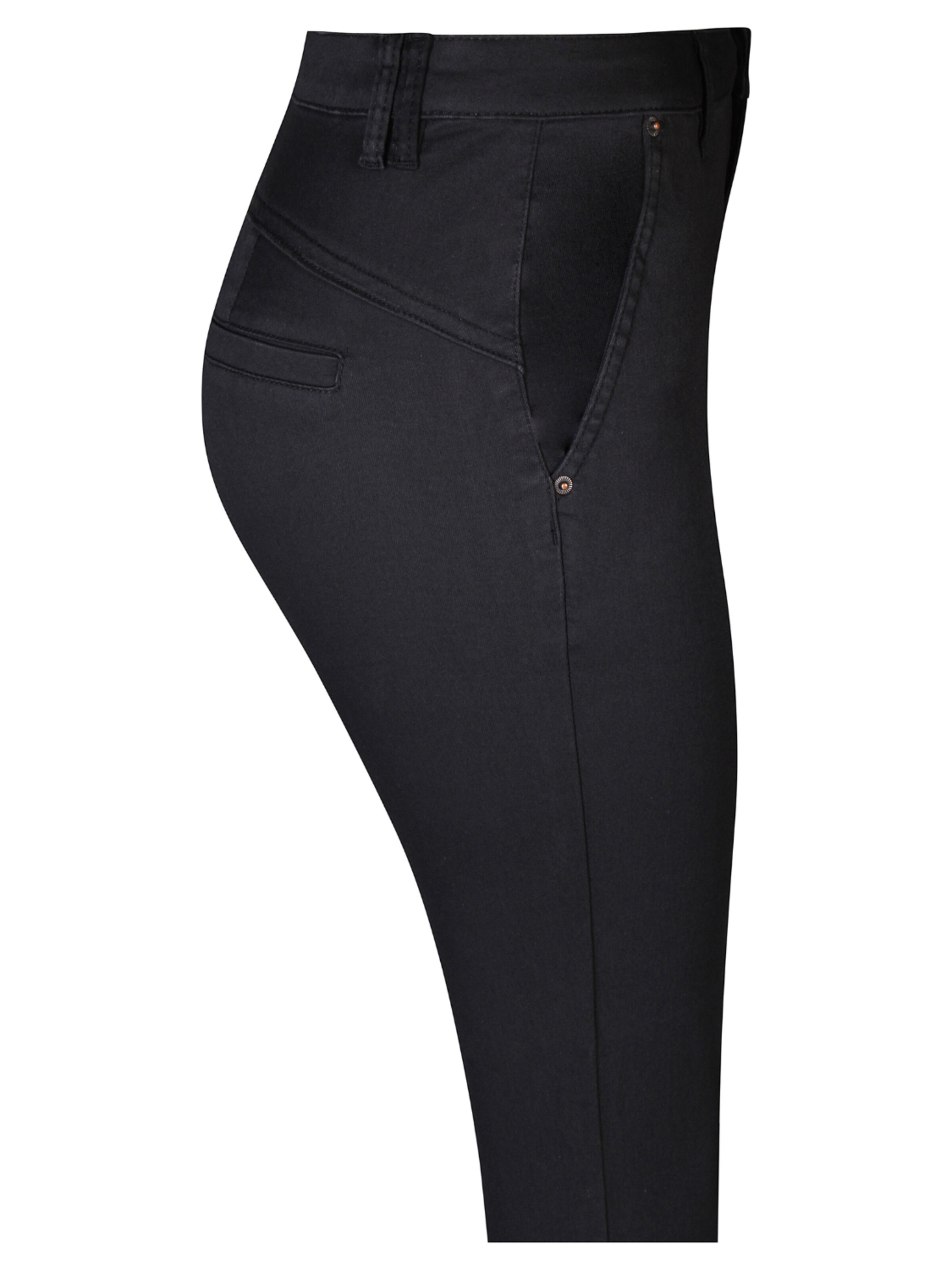 ze-ze Slimfit Jeans 'Sanne 381' in Zwart