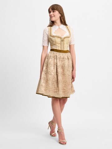 Krüger Madl Dirndl in Beige: front