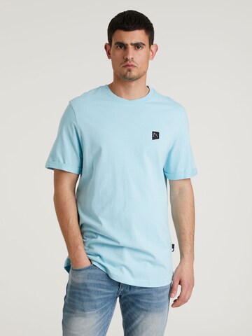 CHASIN' Shirt 'Bro' in Blue: front