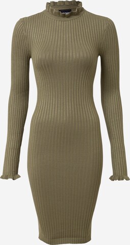 PIECES Knitted dress 'Laisa' in Green: front