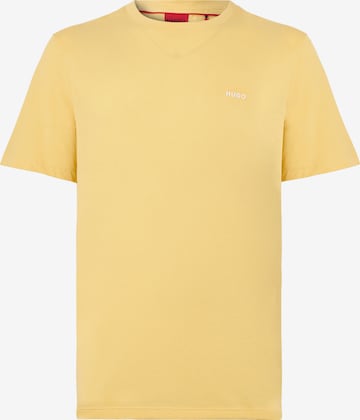 T-Shirt 'Dero' HUGO en jaune : devant