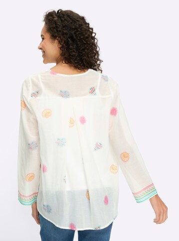 heine Bluse in Weiß