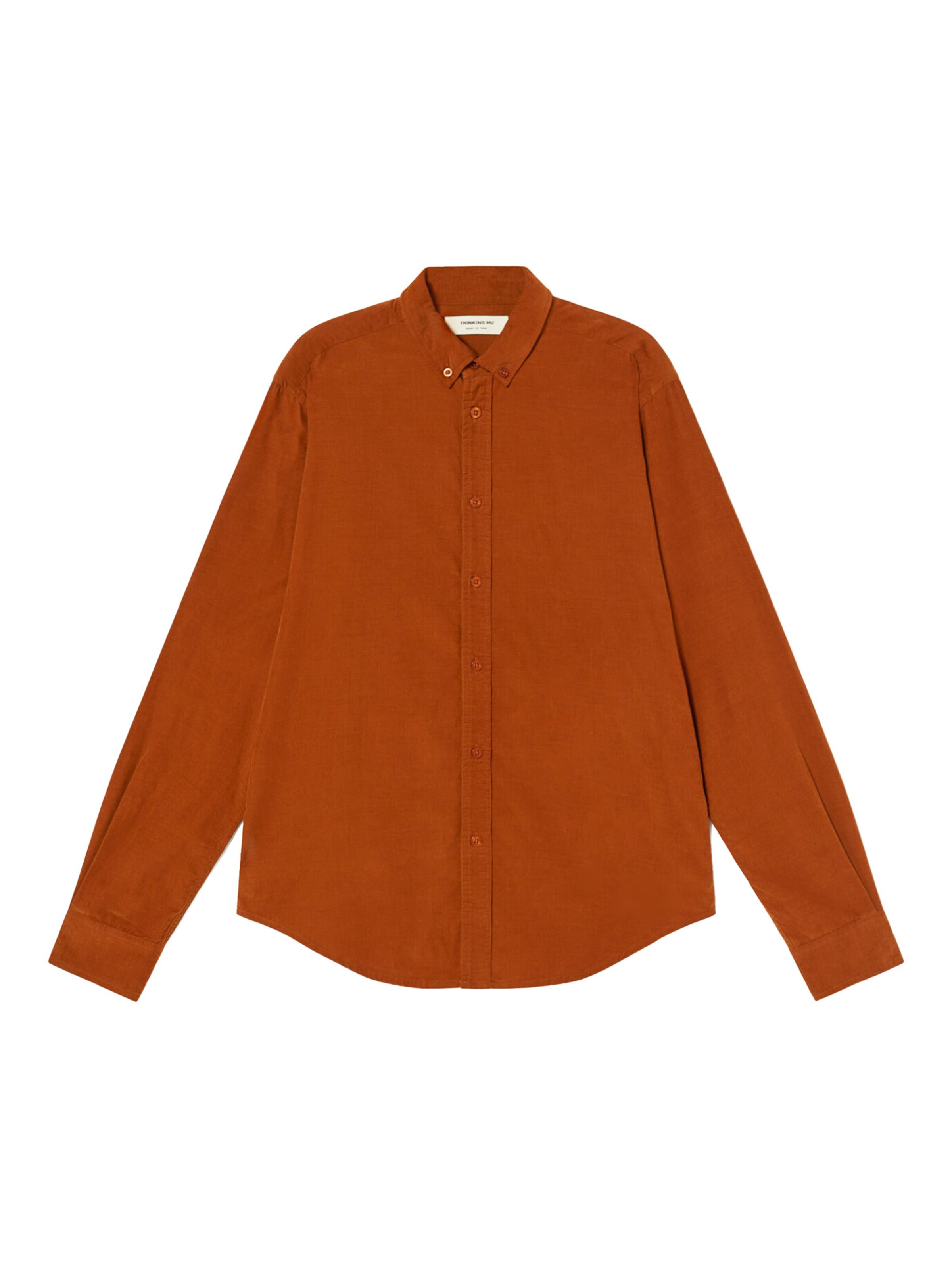 Thinking MU Regular fit Button Up Shirt in Brown: front