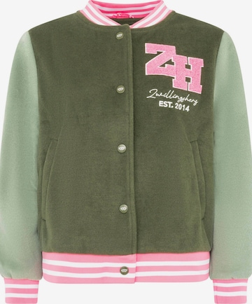 Veste de sport Zwillingsherz en vert : devant