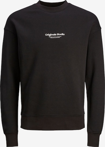 JACK & JONESSweater majica 'Vesterbro' - crna boja: prednji dio