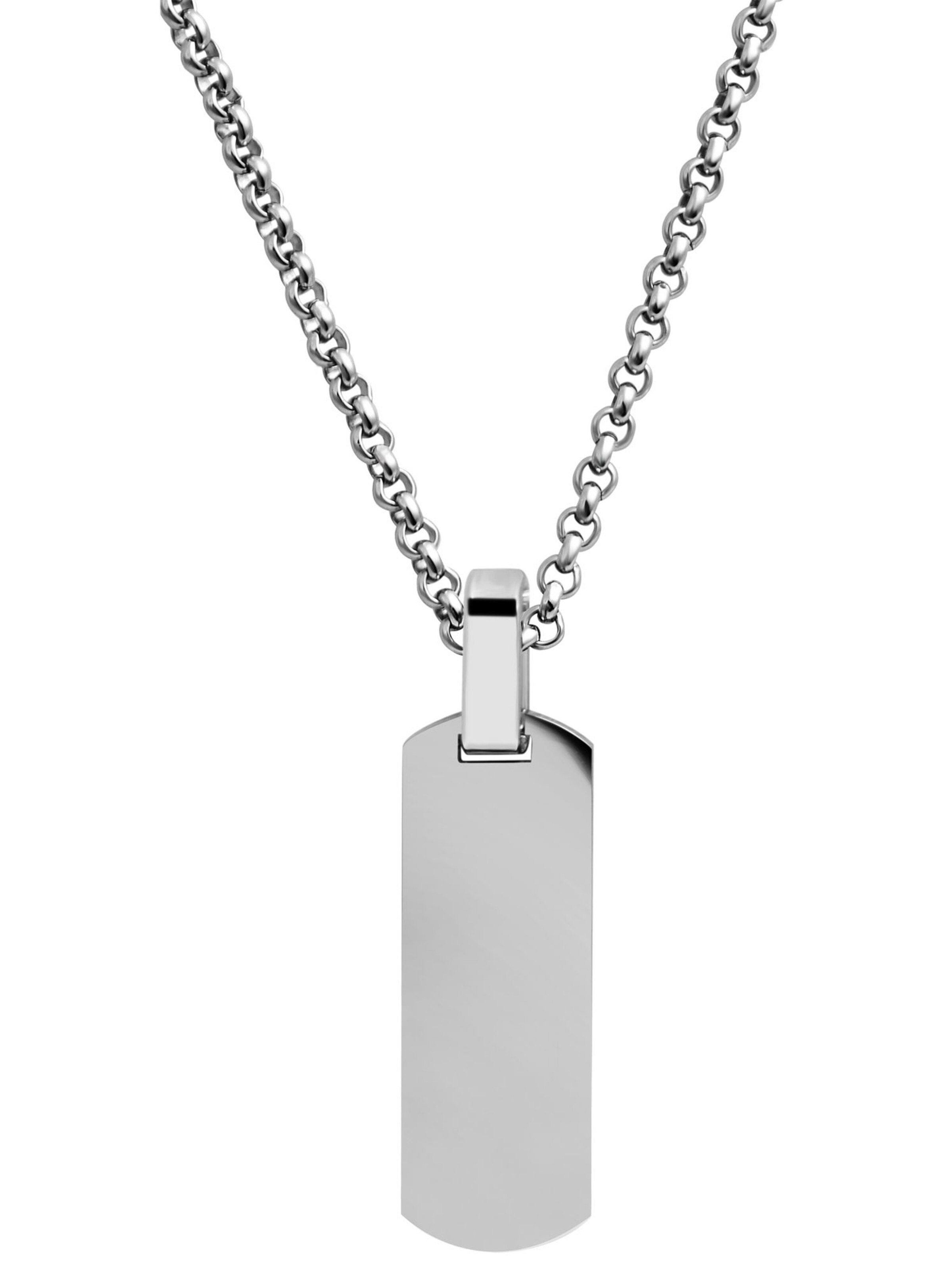 Akzent Pendant 'Siwar, hautverträglich' in Silver: front