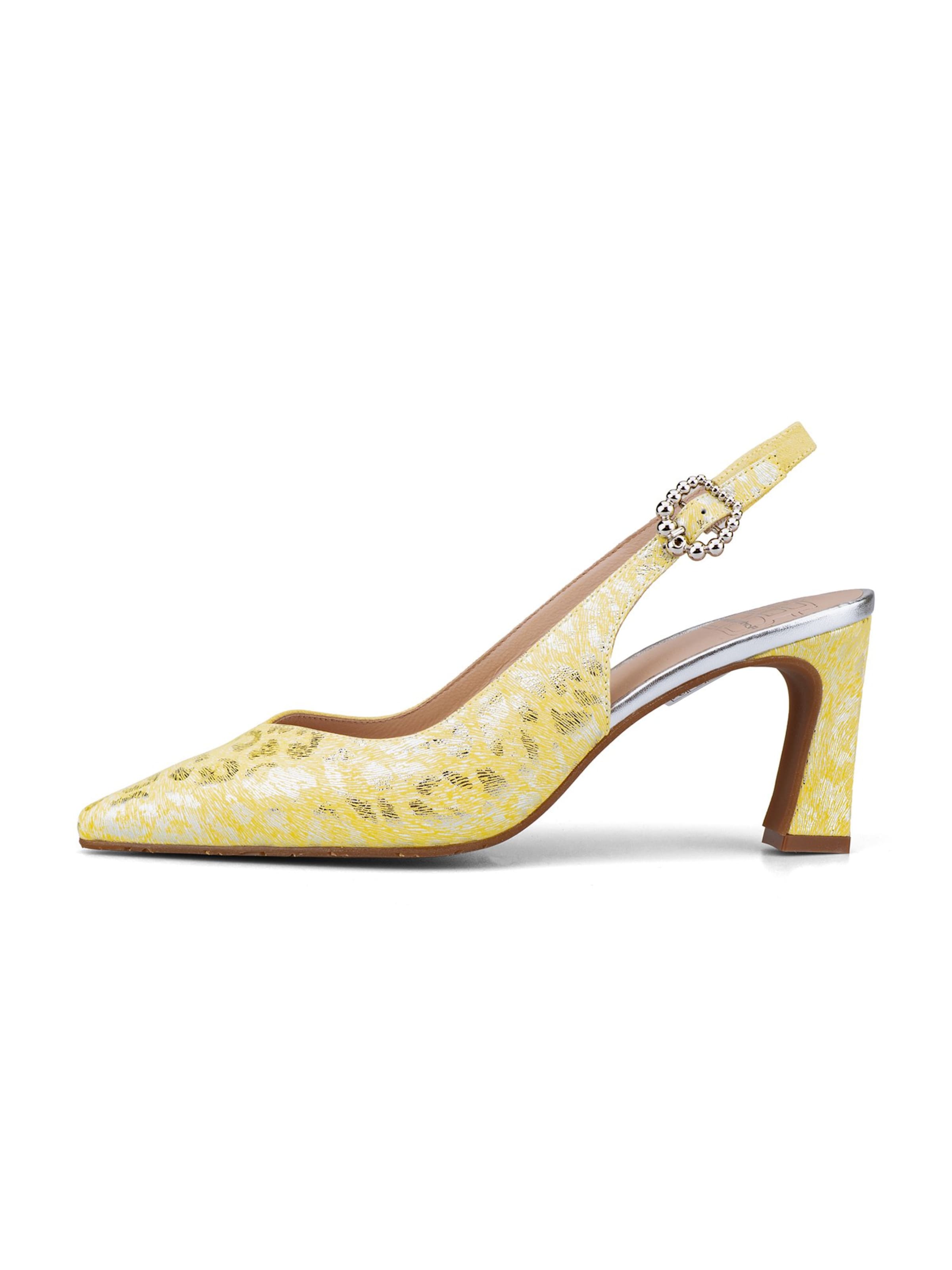 Floris van Bommel Pumps 'Giuli 06' in Gelb: Vorderseite