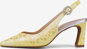 Floris van Bommel Pumps 'Giuli 06' in Gelb: Vorderseite