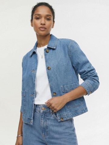 Everly Φθινοπωρινό και ανοιξιάτικο μπουφάν σε μπλε: μπροστά