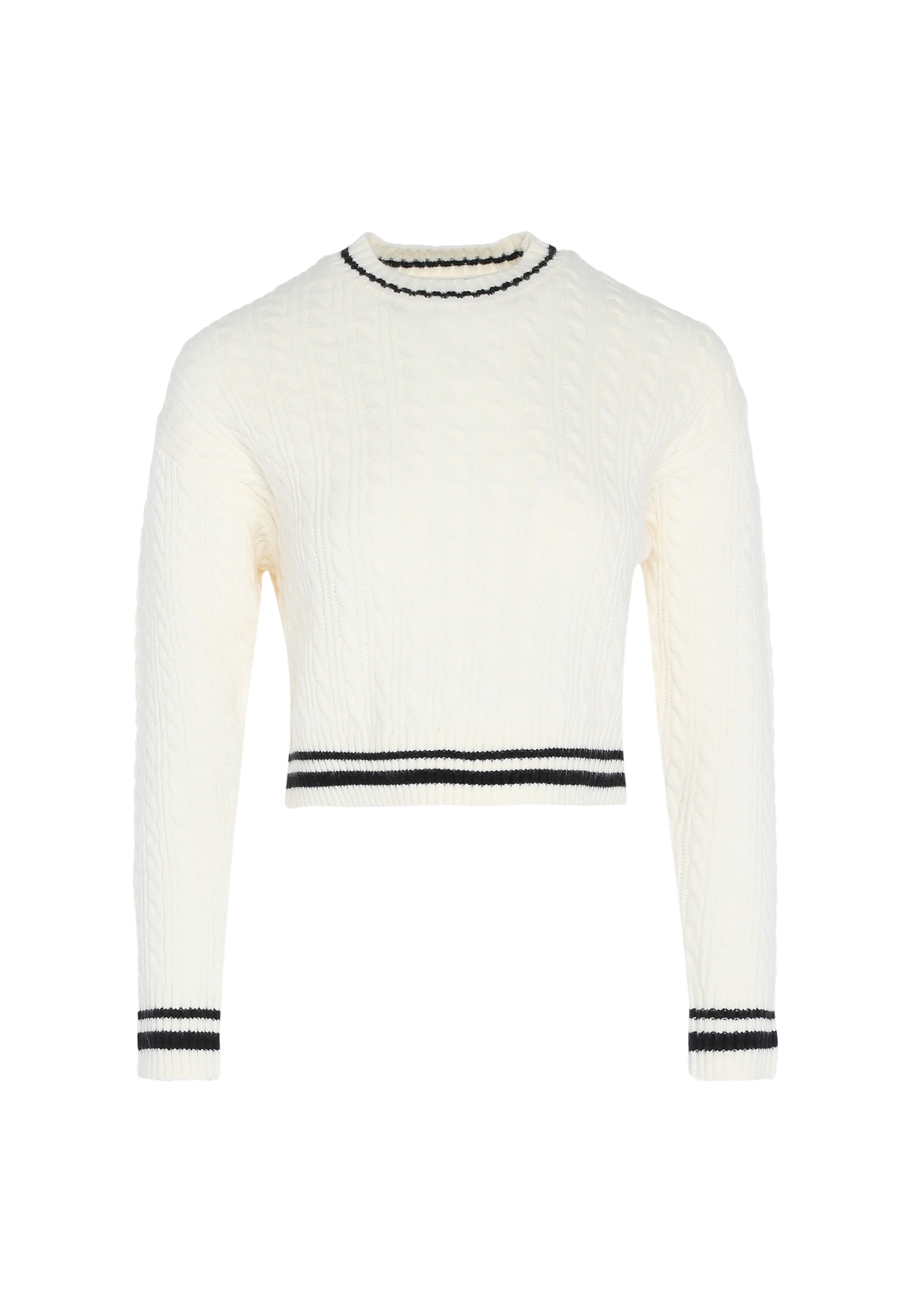 bridgeport Pullover in Weiß: Vorderseite