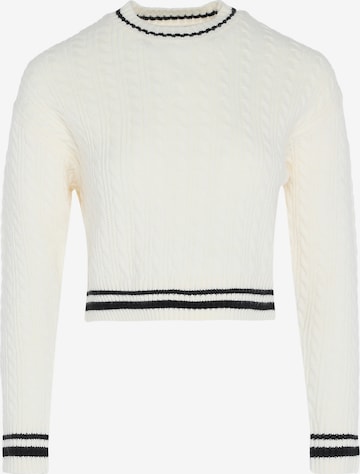 bridgeport Sweater in White: front