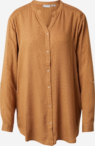 Fransa Blouse 'Bajoy' in Brown: front