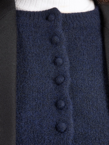 TOPSHOP Πλεκτή ζακέτα 'SIA' σε μπλε