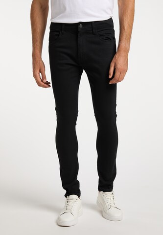 DreiMaster Maritim Skinny Jeans in Black: front