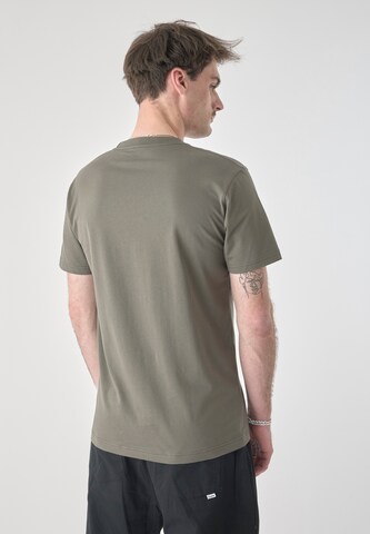 Cleptomanicx T-Shirt 'Embro Gull' in Grün