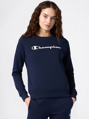 Sweat-shirt Champion Authentic Athletic Apparel en bleu : devant