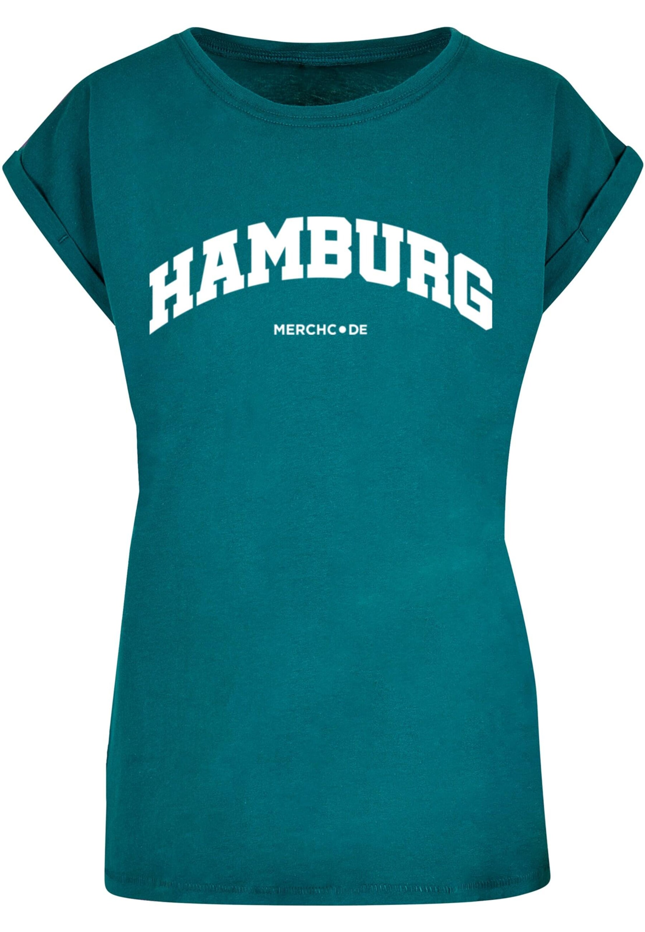 T-shirt 'Hamburg' Merchcode en vert : devant
