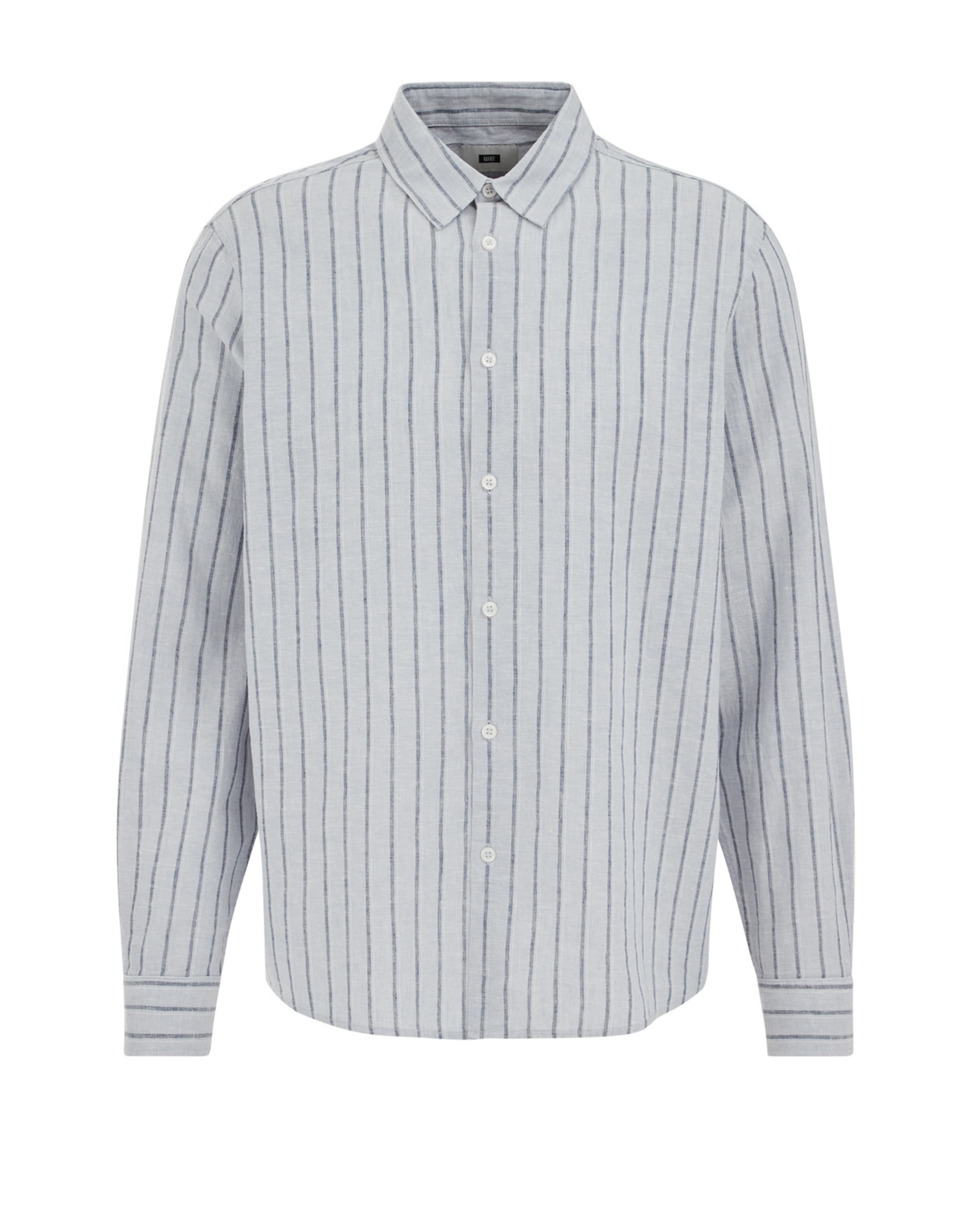 WE Fashion Средняя посадка Рубашка в Синий: спереди