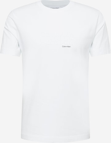 Calvin Klein - Camiseta en blanco: frente