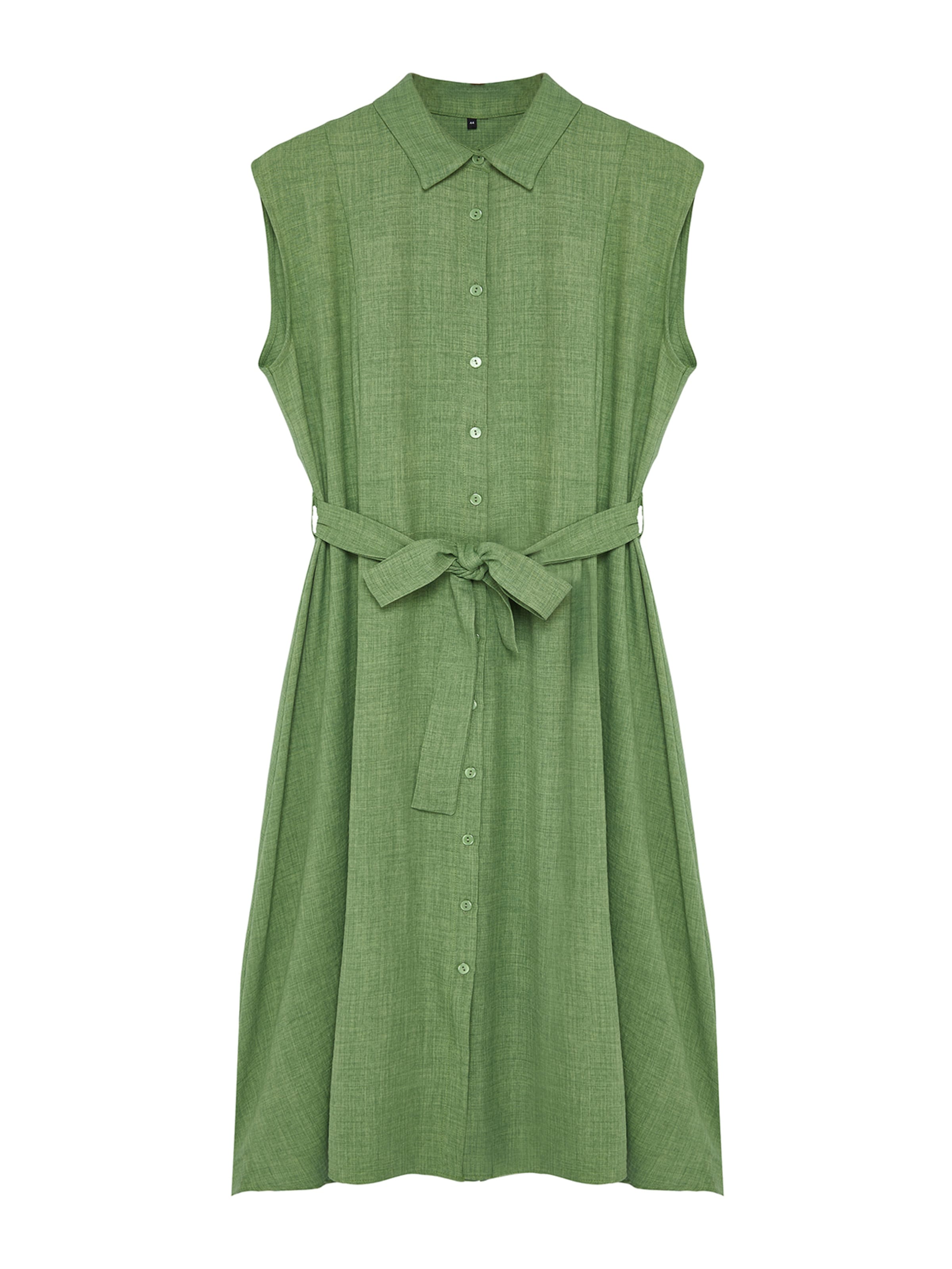 žalia Trendyol Curve Suknelė: priekis